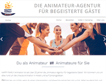 Tablet Screenshot of happy-family-animation.de